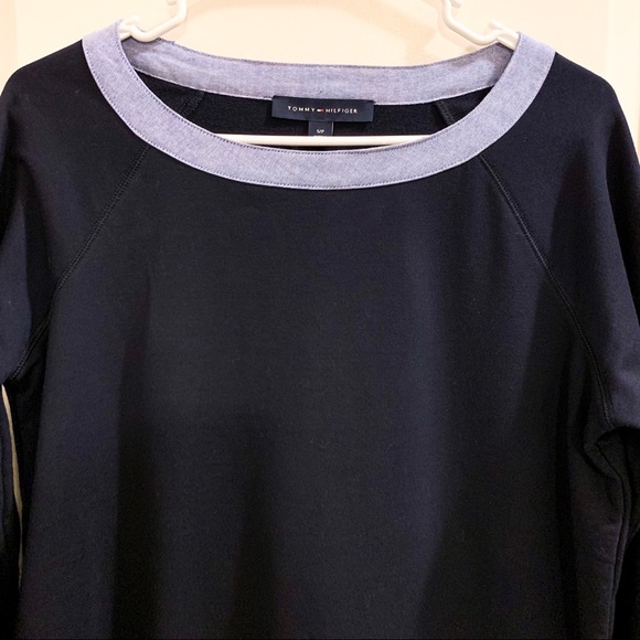 Tommy Hilfiger Long Sleeve Tee with Tie Side - Picture 2 of 6